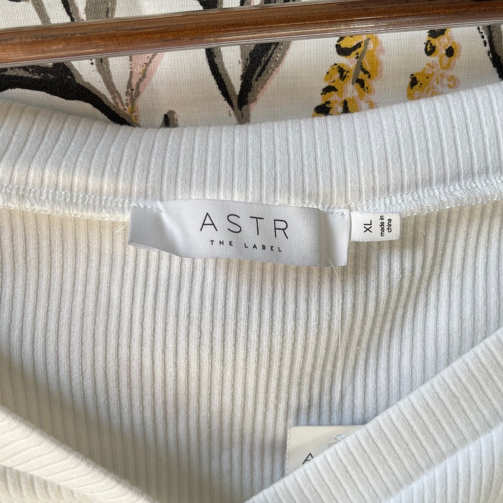 NWT ASTR White Bodysuit